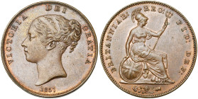GRANDE-BRETAGNE, Victoria (1837-1901), Cu penny, 1857. S. 3948.

Superbe / Extremely Fine