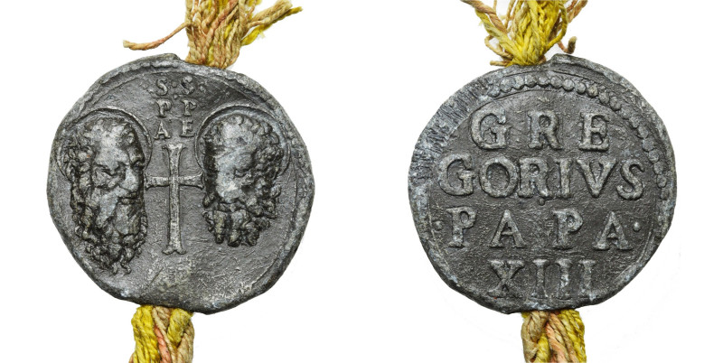 ITALIE, ETATS PONTIFICAUX, Grégoire XIII (1572-1585), (Ugo Boncompagni), bulle p...