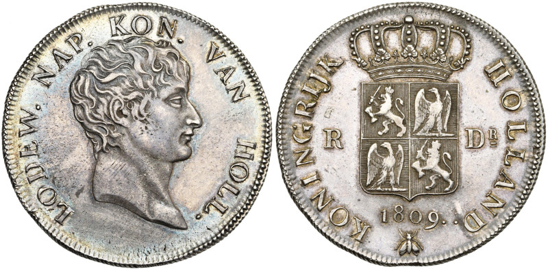 NEDERLAND, Koninkrijk Holland, Lodewijk Napoleon (1806-1810), rijksdaalder, 1809...