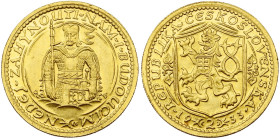 TCHECOSLOVAQUIE, AV 2 ducats, 1933. Fr. 1; Schl. 6. Petits coups sur la tranche.

Superbe / Extremely Fine