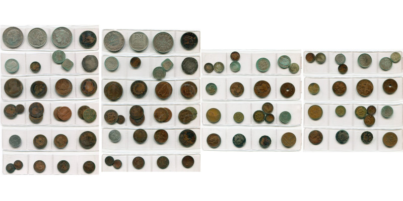 lot de 51 p., dont: France, Louis-Philippe, 5 francs 1832 W (Très Beau); Deuxièm...
