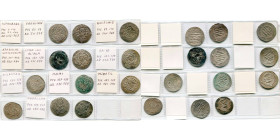 ARAB-SASANIAN, Tabaristan, lot of 12 half dirhams: Dabwayhid Ispahbads, Farkhan (2), Khurshid; Abbasid Governors, `Umar b. al-`Ala (2), Sa'id, Suleima...