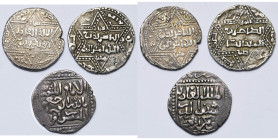 AYYUBID, lot of 3 pcs: al-'Adil Abu Bakr I (AH 592-615/AD 1196-1218), dirham, AH 613, Dimashq; al-Kamil Muhammad I (AH 615-635/AD 1218-1238), dirham, ...