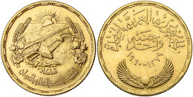 EGYPT, United Arab Republic (1958-1971), AV 1 pound, 1960. Aswan Dam. K.M. 401; Fr. 45. A few marks.

Very Fine - Extremely Fine / Very Fine - Extre...