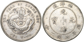 CHINA, CH'ING Te Tsung (1875-1908), Kuang-hsü (1875-1908), AR dollar, year 29 (1903), Chihli (Peiyang). Kann 205; Y. 73-1. Cleaned. Edge knicks.

ab...
