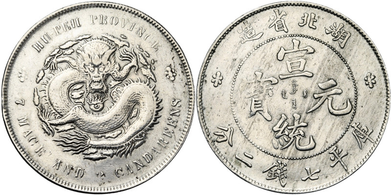 CHINA, CH'ING P'u Yi (1908-1911), Hsüan-t'ung (1909-1911), AR dollar (7 mace 2 c...