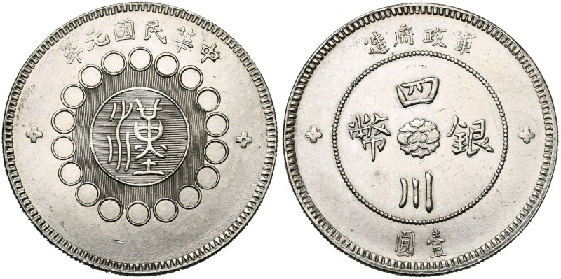 CHINA, Republic (1912-1949), AR dollar, year 1 (1912), Szechuan. Kann 775; K.M. ...