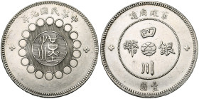 CHINA, Republic (1912-1949), AR dollar, year 1 (1912), Szechuan. Kann 775; K.M. 456. Cleaned. A few marks.

about Extremely Fine / about Extremely F...