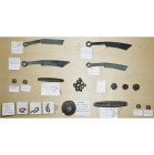 lot of 29 items, most of them identified, including: China, knife money (4); Laos, Kingdom of Lanchang, lat of 2 tamlung (Tiger tongue); Kingdom of Lu...