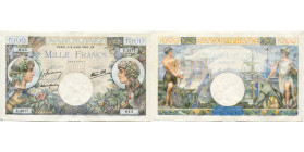 FRANCE, Banque de France, 1000 francs, 06.07.1944. Pick 96c.

Neuf / Neuf
