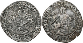 PAYS-BAS MERIDIONAUX, Cu jeton, 1526, Bruges. Signature du Traité de paix de Madrid par François Ier et Charles Quint. D/ DV CIEL VIENT AMOVR ET CONCO...