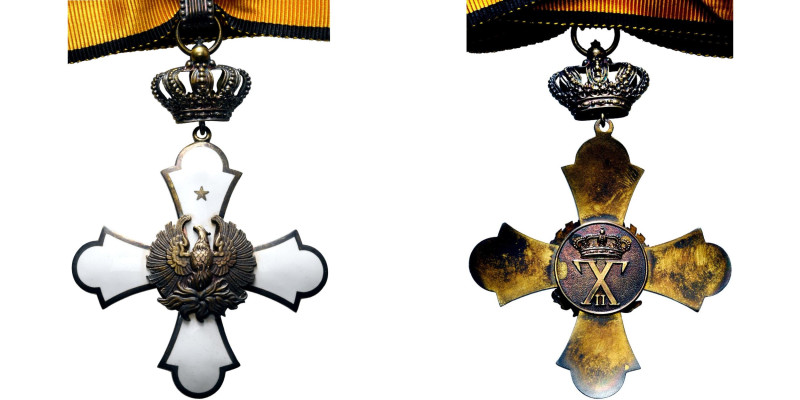 GRECE, Ordre du Phénix, croix de commandeur en vermeil, 2e modèle (1936-1974), a...