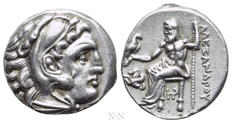 KINGS OF MACEDON. Alexander III 'the Great' (336-323 BC). Drachm. Lampsakos. 
...