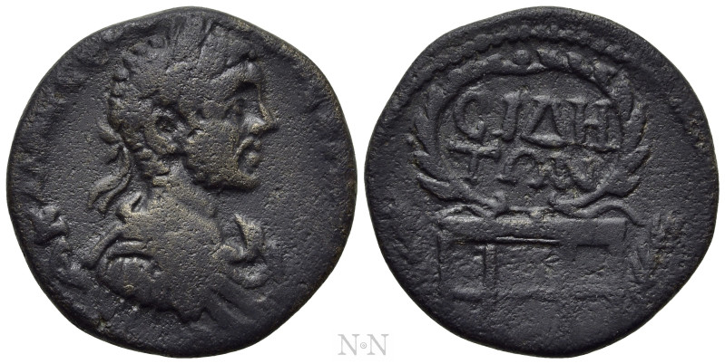 PAMPHYLIA. Side. Severus Alexander (222-235). Ae. 

Obv: Α Κ Μ ΑΥ ϹЄΟΥ ΑΛЄΞΑΝΔ...