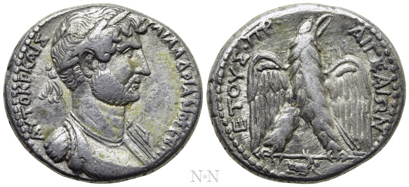 CILICIA. Aegeae. Hadrian (117-138). Tetradrachm. Dated CY 180 (133/4). 

Obv: ...