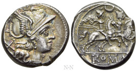 ANONYMOUS. Denarius (207 BC). Rome