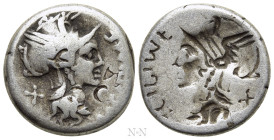 M. CIPIUS M. F. Brockage Denarius (115-114 BC). Rome