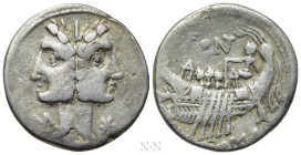 C. FONTEIUS. Denarius (114-113 BC). Rome