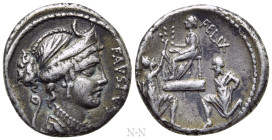 FAUSTUS CORNELIUS SULLA. Denarius (56 BC). Rome