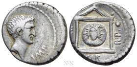 MARK ANTONY. Denarius (42 BC). Military mint traveling with Antony in Greece