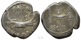 MARK ANTONY. Denarius (32-31 BC). Patrae(?). Legionary issue
