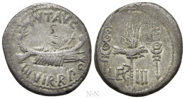 MARK ANTONY. Denarius (32-31 BC). Patrae(?). Legionary issue