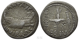 MARK ANTONY. Denarius (32-31 BC). Patrae(?). Legionary issue