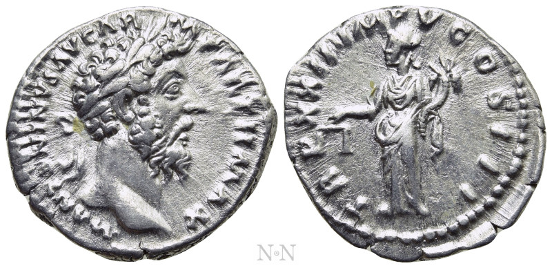 MARCUS AURELIUS (161-180). Denarius. Rome. 

Obv: M ANTONINVS AVG ARM PARTH MA...