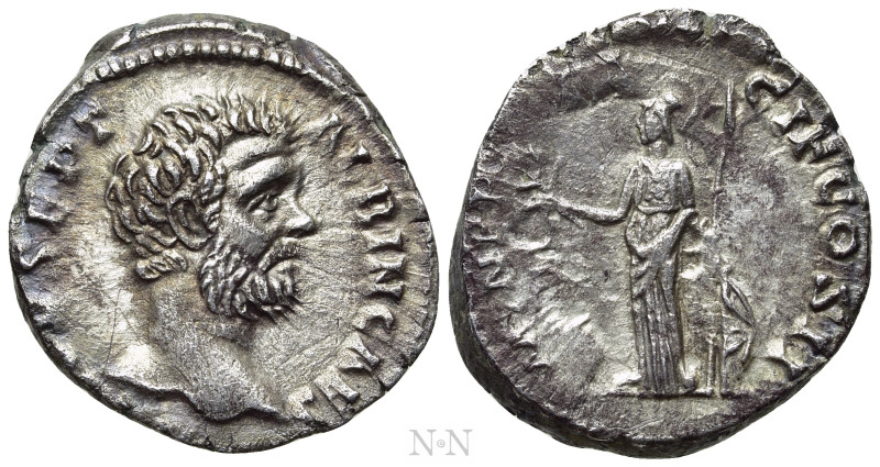 CLODIUS ALBINUS (Caesar, 193-195). Denarius. Rome. 

Obv: D CLOD SEPT ALBIN CA...