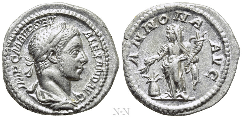 SEVERUS ALEXANDER (222-235). Denarius. Rome. 

Obv: IMP C M AVR SEV ALEXAND AV...