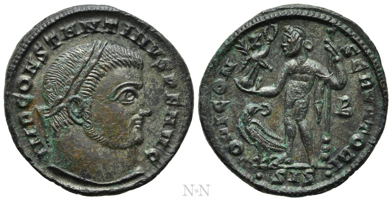 CONSTANTINE I 'THE GREAT' (307/310-337). Follis. Siscia. 

Obv: IMP CONSTANTIN...