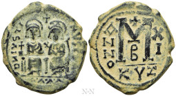 JUSTIN II, with SOPHIA (565-578). Follis. Cyzicus. Dated RY 11 (575/6)