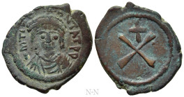 TIBERIUS II CONSTANTINE (578-582). Decanummium. Possible contemporary imitation of Constantinople