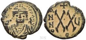 MAURICE TIBERIUS (582-602). Half Follis. Theoupolis (Antioch). Dated RY 5 (586/7)