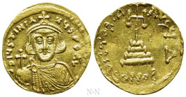 JUSTINIAN II (First reign, 685-695). GOLD Solidus. Constantinople