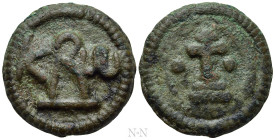 BASIL II BULGAROKTONOS, with CONSTANTINE VIII (976-1025). Ae. Cherson