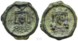 CONSTANTINE VII PORPHYROGENITUS, with ZOE (913-959). Follis. Cherson