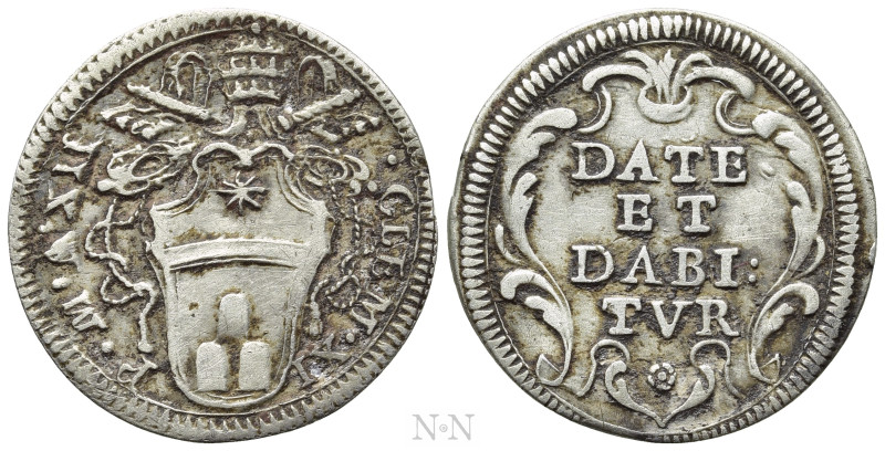 ITALY. Papal States. Clemens XI (1700-1721). Grosso (A-XII). Rome. 

Obv: CLEM...