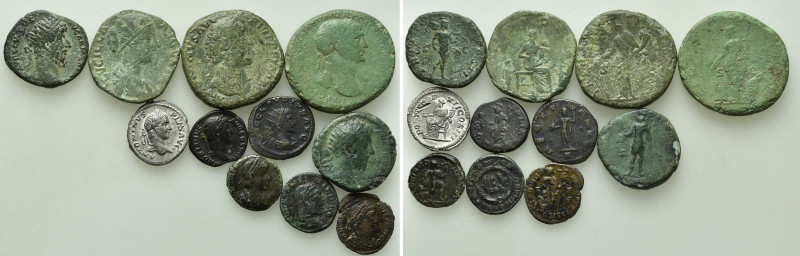 11 Roman Coins. 

Obv: .
Rev: .

. 

Condition: See picture.

Weight: g...