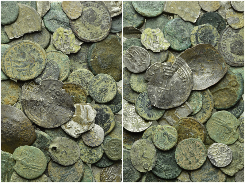 Circa 70 Coins; Roman, Byzantine, Ottoman etc. 

Obv: .
Rev: .

. 

Condi...