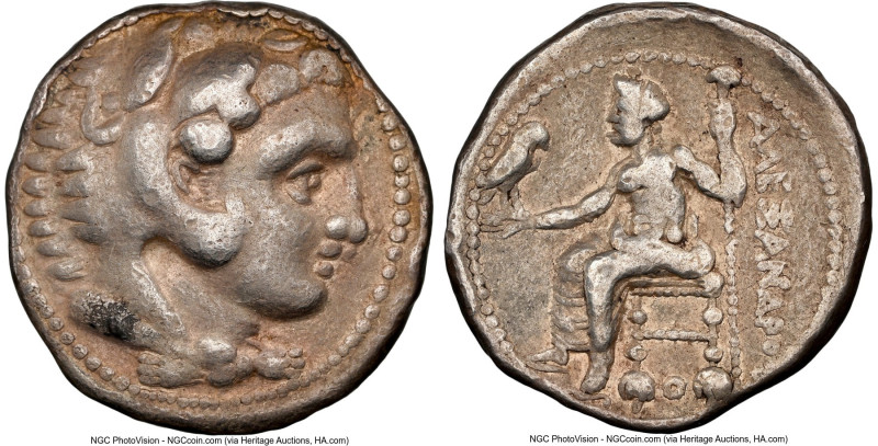 MACEDONIAN KINGDOM. Alexander III the Great (336-323 BC). AR tetradrachm (24mm, ...