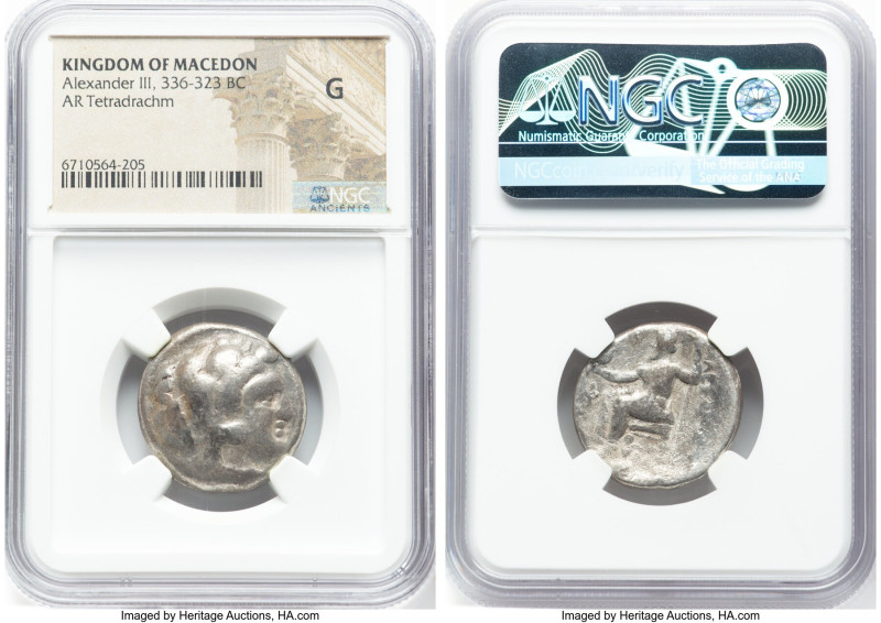 MACEDONIAN KINGDOM. Alexander III the Great (336-323 BC). AR tetradrachm (23mm, ...