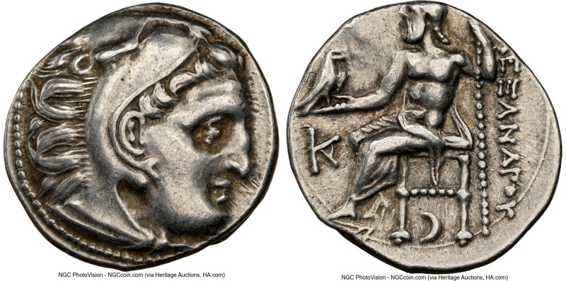 MACEDONIAN KINGDOM. Alexander III the Great (336-323 BC). AR drachm (18mm, 12h)....