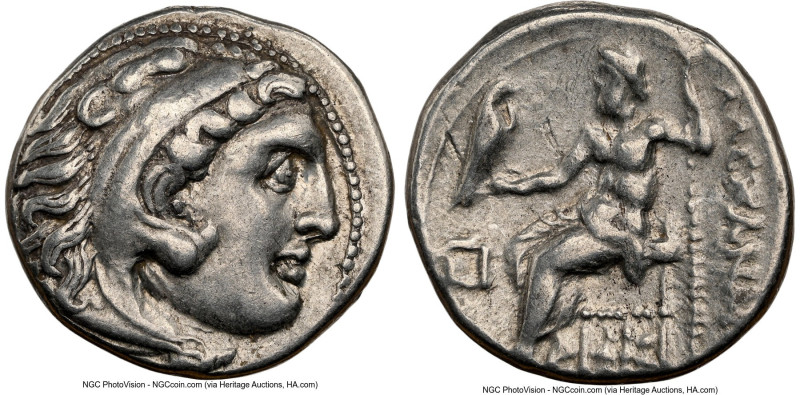 MACEDONIAN KINGDOM. Alexander III the Great (336-323 BC). AR drachm (16mm, 12h)....