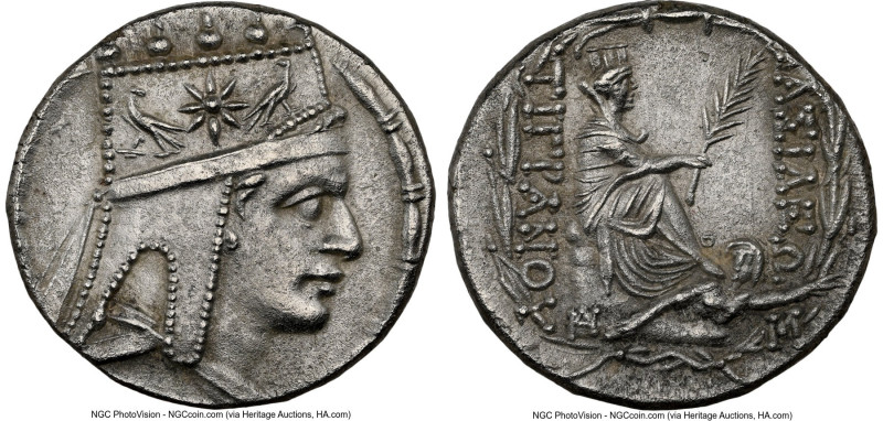 ARMENIAN KINGDOM. Tigranes II the Great (95-56 BC). AR tetradrachm (26mm, 15.48 ...