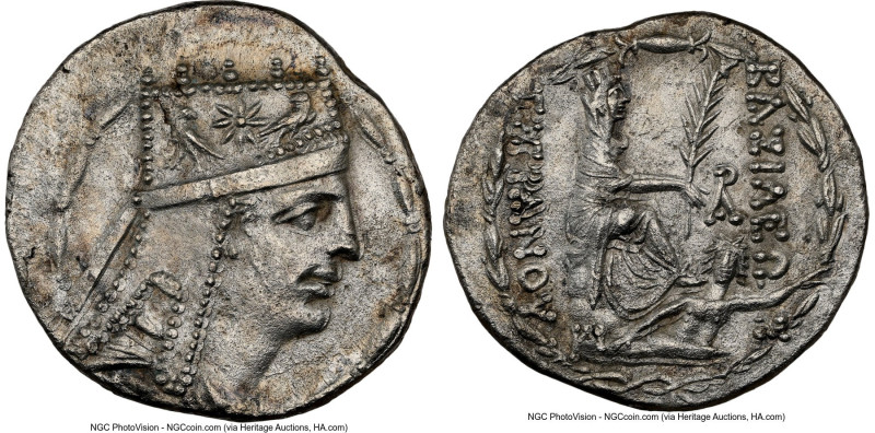 ARMENIAN KINGDOM. Tigranes II the Great (95-56 BC). AR tetradrachm (28mm, 15.48 ...