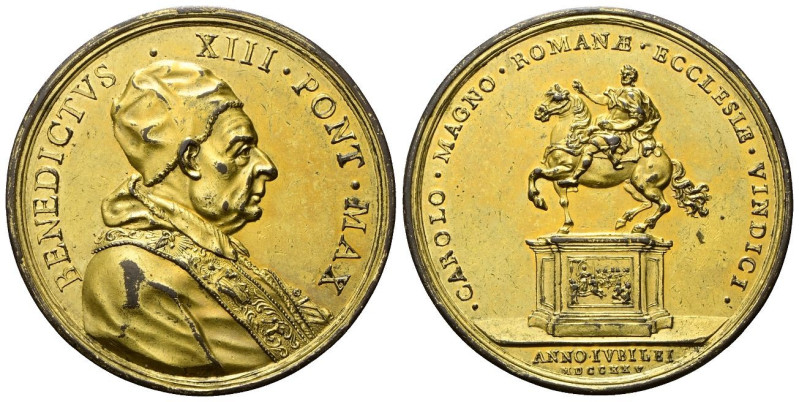 ROMA Benedetto XIII (Pier Francesco Orsini), 1724-1730. Medaglia 1725 opus E. Ha...