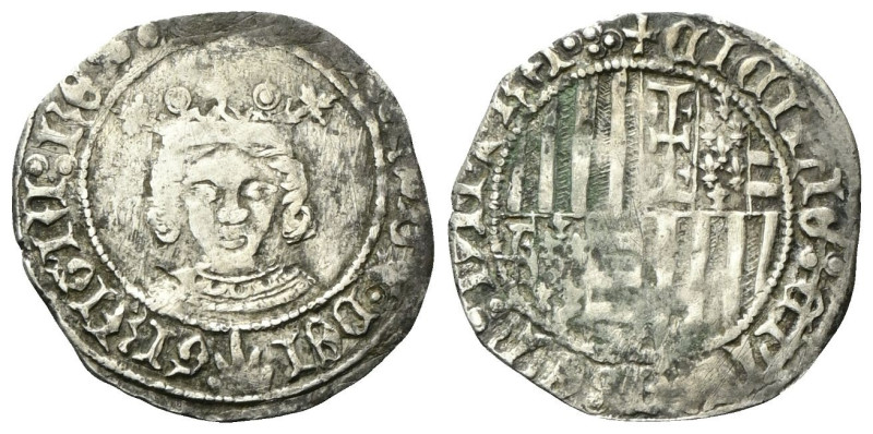 L'AQUILA Alfonso I d’Aragona, 1442-1458. Reale o Grossone con simbolo Camponesch...