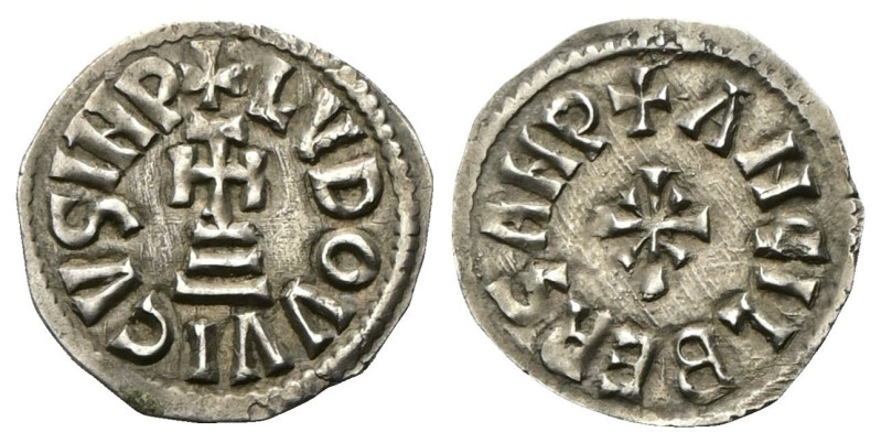 BENEVENTO Benevento. Adelchi principe, 853-878. Emissioni con i nomi di Ludovico...