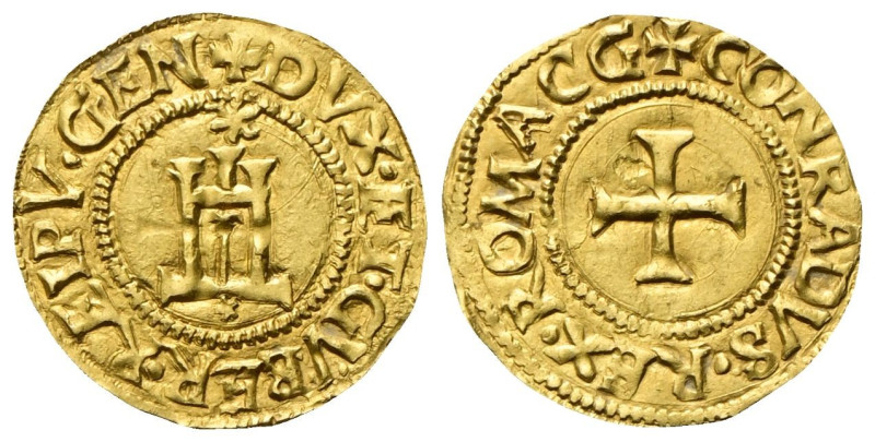 GENOVA Dogi Biennali, 1528-1797. II Fase, 1541-1637. Scudo d'oro del Sole s. dat...